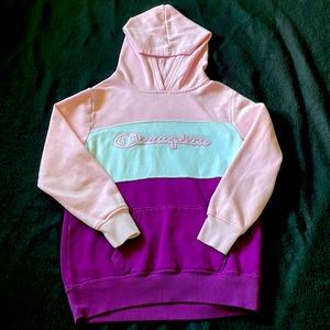Girls Champion block sweatshirt